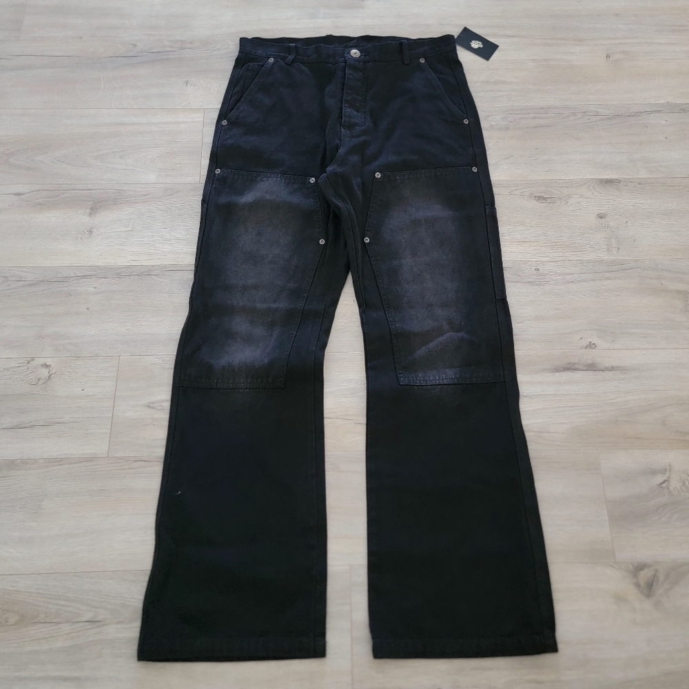 Darc Sport Wolf Head Hoffa Flare Pant in Black sz 32